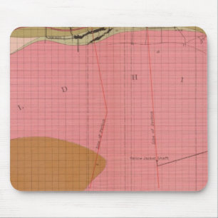 Tapis De Souris Section horizontale du Lode Comstock Sud