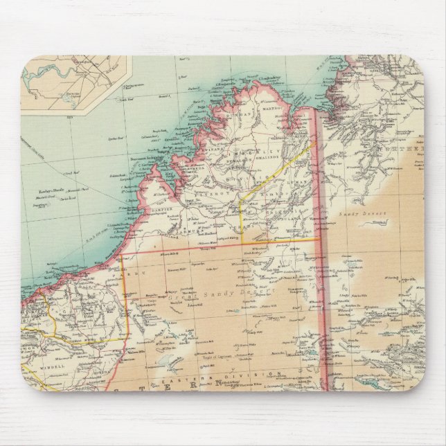 Tapis De Souris Section ouest de l'Australie (Devant)