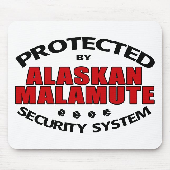 Tapis De Souris Sécurité des malamuts en Alaska (Devant)