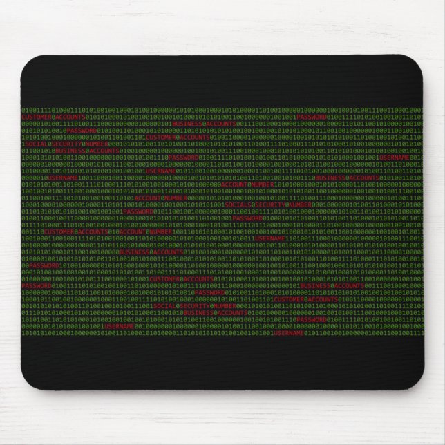 Tapis De Souris Sécurité Mousepad de Cyber (Devant)