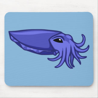 Tapis De Souris Seiches bleues de natation