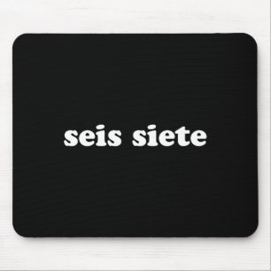 Tapis De Souris Seis Siete 67 Six Seven Mème Argot Gen Alpha Espag