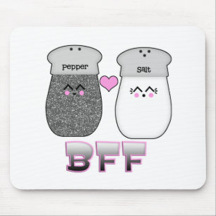 Tapis De Souris Sel Kawaii n poivre BFF