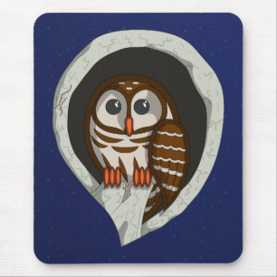 Tapis De Souris Selene la Souris de hibou