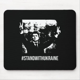 Tapis De Souris Selenskyj Soutenez l'Ukraine Arrêtez la guerre Sou