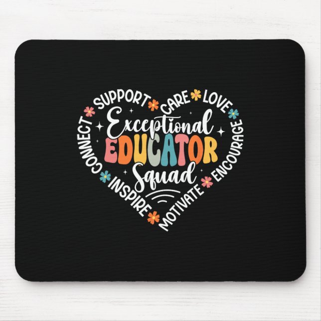 Tapis De Souris Semaine d'appréciation de l'équipe d'éducateurs ex (Devant)