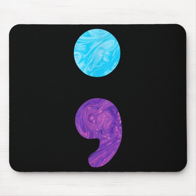 Tapis De Souris Semaine de sensibilisation à la prévention de la d (Devant)