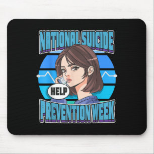 Tapis De Souris Semaine nationale de prévention du suicide Soutien