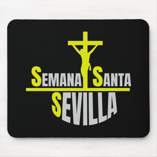 Tapis De Souris Semana Santa Sevilla – Diseño Religioso Inspirador (Devant)