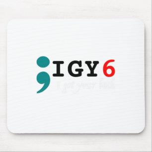 Tapis De Souris Semicolon J'Ai Votre Ck Sensibilisation Au Suicide