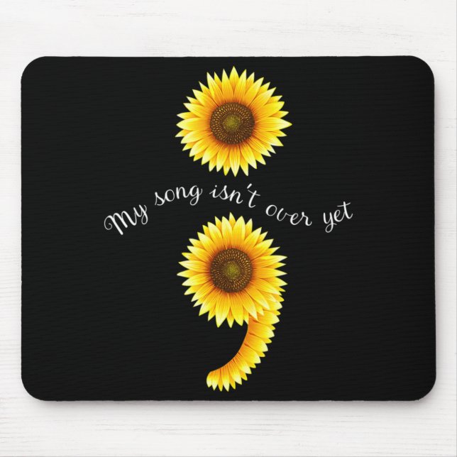 Tapis De Souris Semicolon Sunflowe Diffusion de l'expertise en san (Devant)