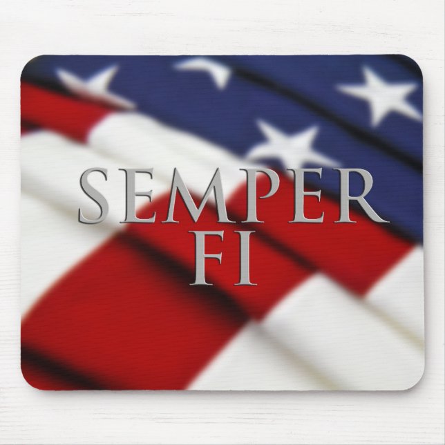 Tapis De Souris Semper fi Mousepad (Devant)