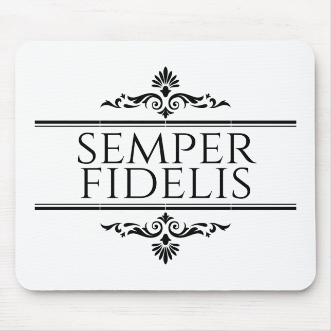 Tapis De Souris Semper Fidelis (Devant)