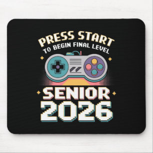 Tapis De Souris Senior 2026 Mode Joueur Activé Appuyez sur Démarre