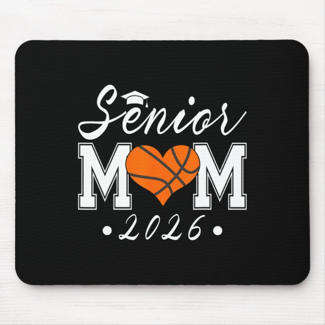 Tapis De Souris Senior Mom 2026 Cl Of 2026 Sketll Graduate Mother  (Devant)