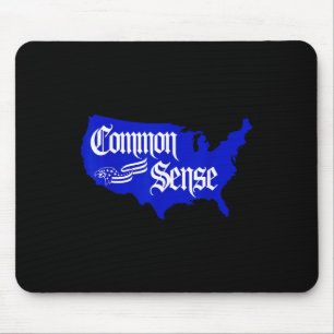 Tapis De Souris Sens Commun Usa Patriotique Fier Esprit Américain