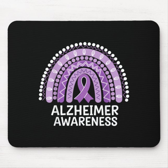 Tapis De Souris Sensibilisation à Alzheimer (Devant)
