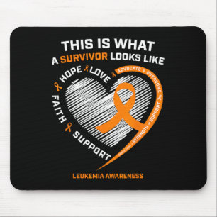 Tapis De Souris Sensibilisation à la leucémie Cadeaux de survivant