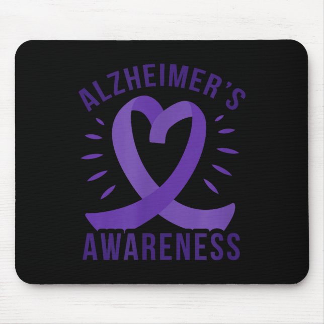 Tapis De Souris Sensibilisation à la maladie d'Alzheimer  (Devant)