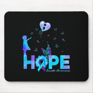 Tapis De Souris Sensibilisation à la prévention du suicide des tou