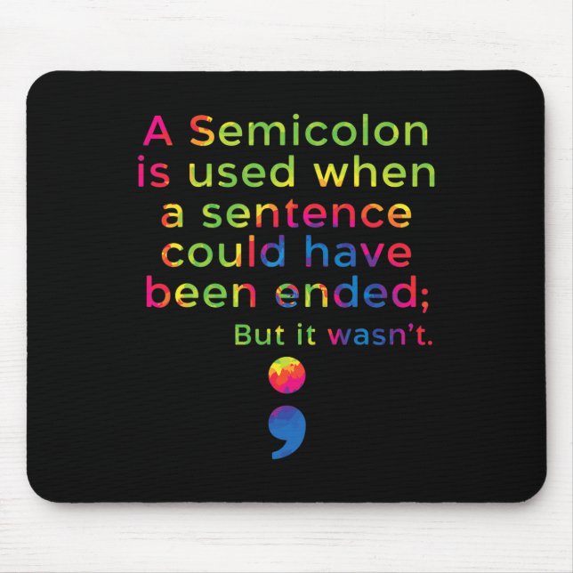 Tapis De Souris Sensibilisation à la prévention du suicide Santé m (Devant)