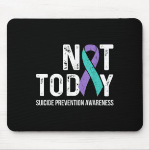Tapis De Souris Sensibilisation à la prévention du suicide Turquoi