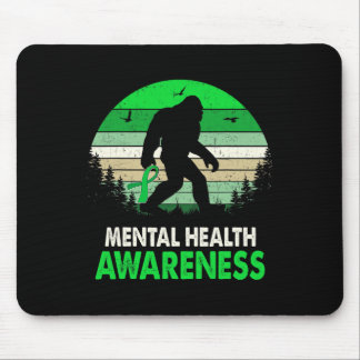 Tapis De Souris Sensibilisation à la santé Bigfoot Sasquatch Santé