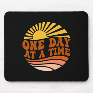 Tapis De Souris Sensibilisation à la santé un jour à la fois Retro