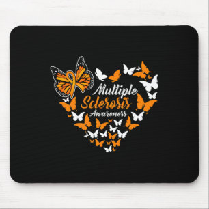 Tapis De Souris Sensibilisation à la sclérose Mme Orange Ruban Pap