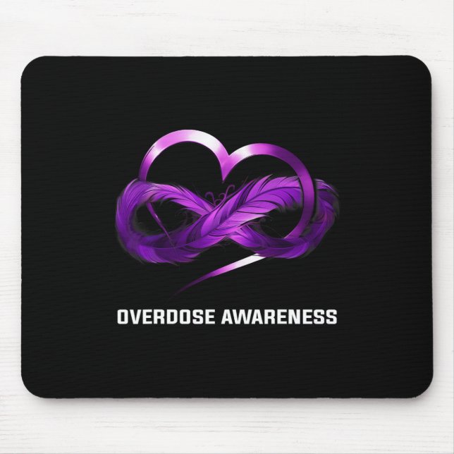Tapis De Souris Sensibilisation à la surdose de Infinity Heart  (Devant)