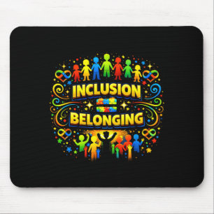 Tapis De Souris Sensibilisation à l'autisme inclusion neurodiverge
