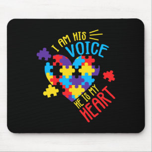 Tapis De Souris Sensibilisation à l'autisme Soutien aux hommes et