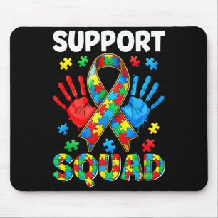Tapis De Souris Sensibilisation à l'autisme soutien équipe famille