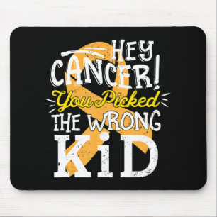 Tapis De Souris Sensibilisation à l'enfance au cancer Survivant Wr