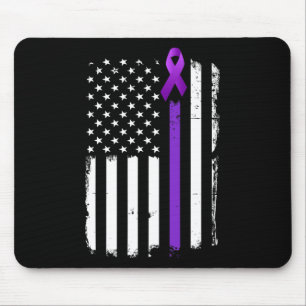 Tapis De Souris Sensibilisation à l'épilepsie Drapeau américain Jo