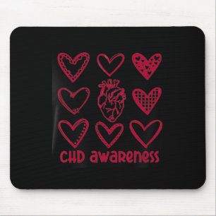 Tapis De Souris Sensibilisation à l'hépatite Coeur Mois des maladi