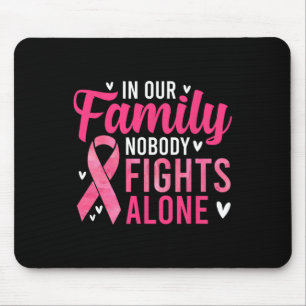 Tapis De Souris Sensibilisation au cancer - Dans notre famille per