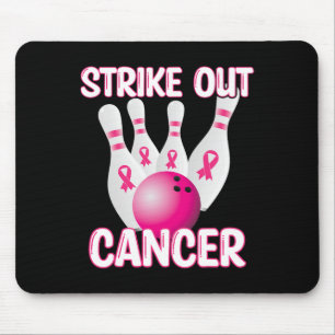 Tapis De Souris Sensibilisation au cancer du sein - Bowling Pink