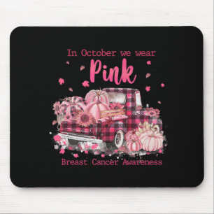 Tapis De Souris Sensibilisation Au Cancer Du Sein En Octobre Nous