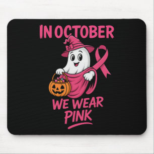 Tapis De Souris Sensibilisation au cancer du sein Halloween En Oct