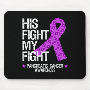 Tapis De Souris Sensibilisation au cancer pancréatique Ribbon viol