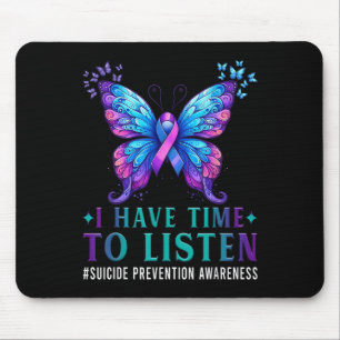 Tapis De Souris Sensibilisation Au Suicide J'Ai Le Temps D'Écouter