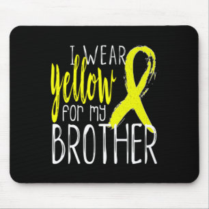 Tapis De Souris Sensibilisation Au Suicide Je Porte Du Jaune Pour
