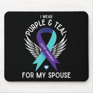 Tapis De Souris Sensibilisation Au Suicide Je Porte Le Turquoise E