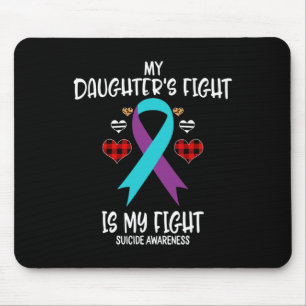 Tapis De Souris Sensibilisation au suicide Le combat de ma fille e