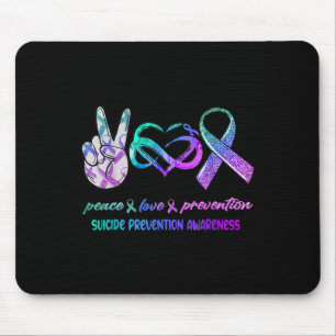 Tapis De Souris Sensibilisation au suicide Prévention de l'amour p