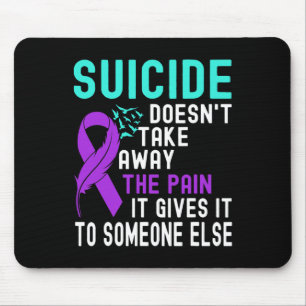 Tapis De Souris Sensibilisation au suicide Prévention du suicide