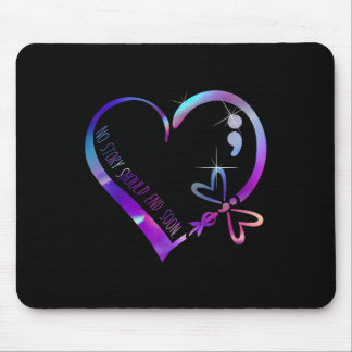 Tapis De Souris Sensibilisation au suicide Ruban Santé mentale pos