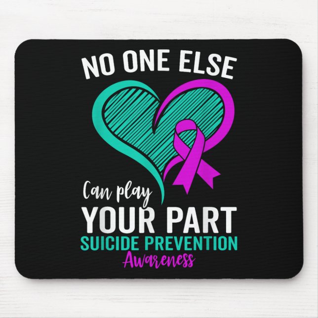Tapis De Souris Sensibilisation au suicide Suicide (Devant)