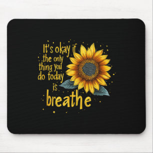 Tapis De Souris Sensibilisation au suicide Tournesol